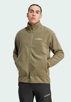 MULTI FULL-ZIP FLEECE - Fleecejas - olive strata