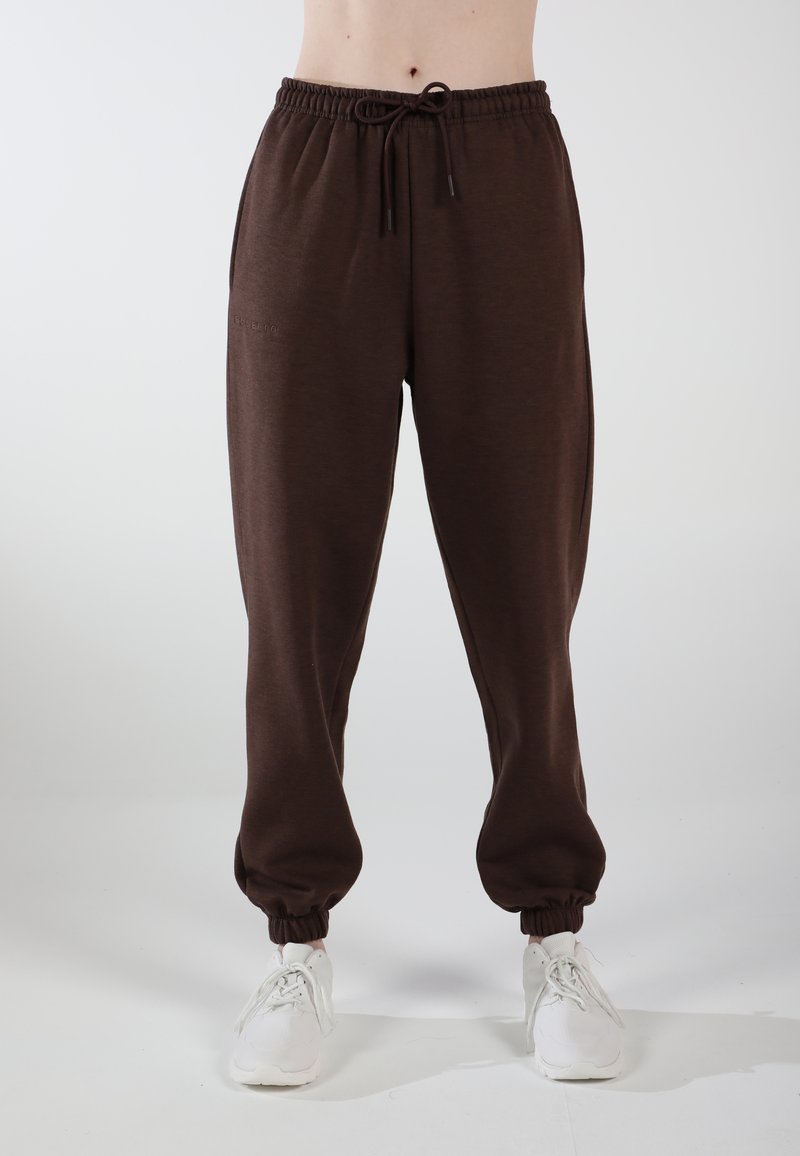 EOSELIO LOOSE FIT Tracksuit bottoms espresso brown/dark brown