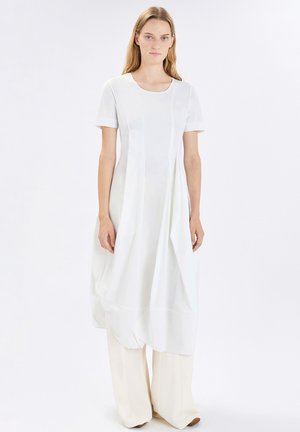 HIGH, CALIPSO - MIDI IN SENSITIVE CON PIEGHE - Freizeitkleid - bianco