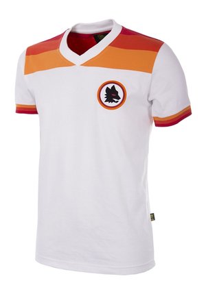AS ROMA 1978 - 79 AWAY RETRO FOOTBALL - T-shirt print - white