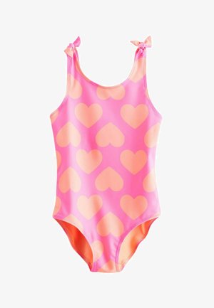 Swimsuit - bright pink heart