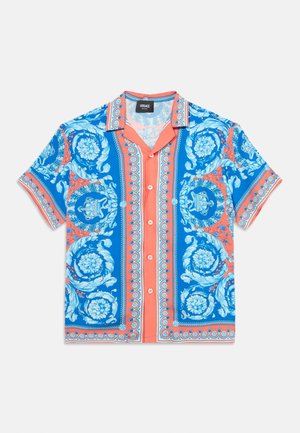 INFORMAL SHIRT GIAVANESE ELECTRIC BAROCCO UNISEX - Overhemdblouse - blue/apricot milk