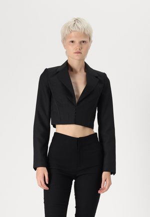 CROPPED  - Blazer -  black