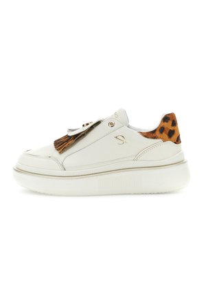 Scarpe senza lacci - beige-white-brown