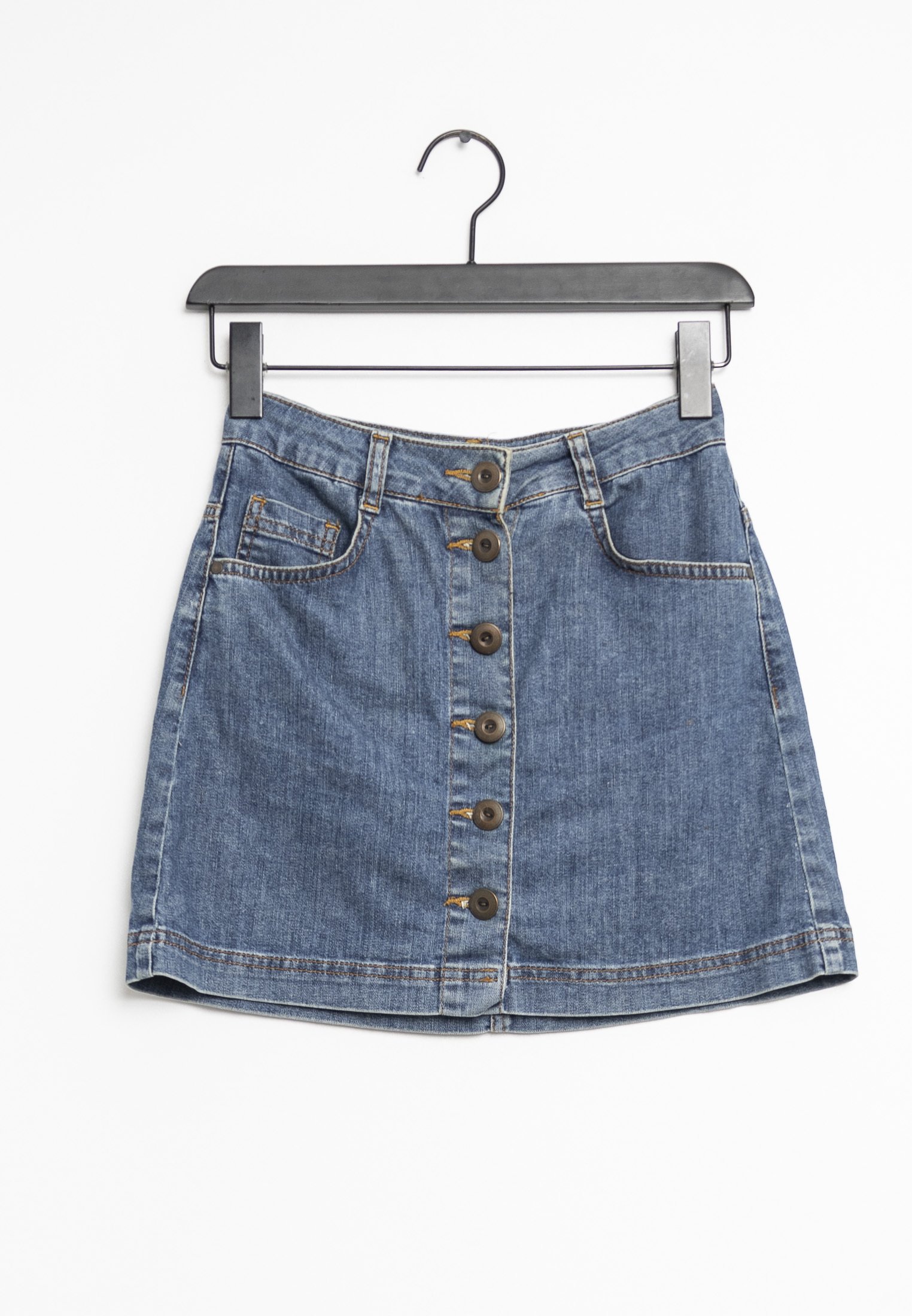 Topshop Petite A-Linien-Rock - blue/blau - (Pre-owned) - Zalando.at