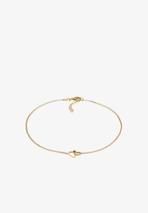 INTERLACING HEART BASIC - Kojos grandinėlė - gold-coloured