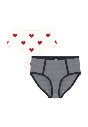 2 PACK  - Slip - white navy