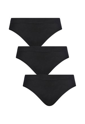 Lovable, LOVABLE PERIZOMA ULTRASOFT PANTIES 3 PACK DONNA - Perizoma - nero