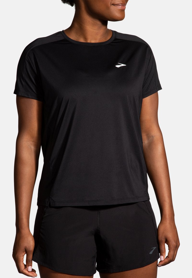 Brooks SPRINT FREE SHORT SLEEVE 2.0 - Spordi T-särk - black