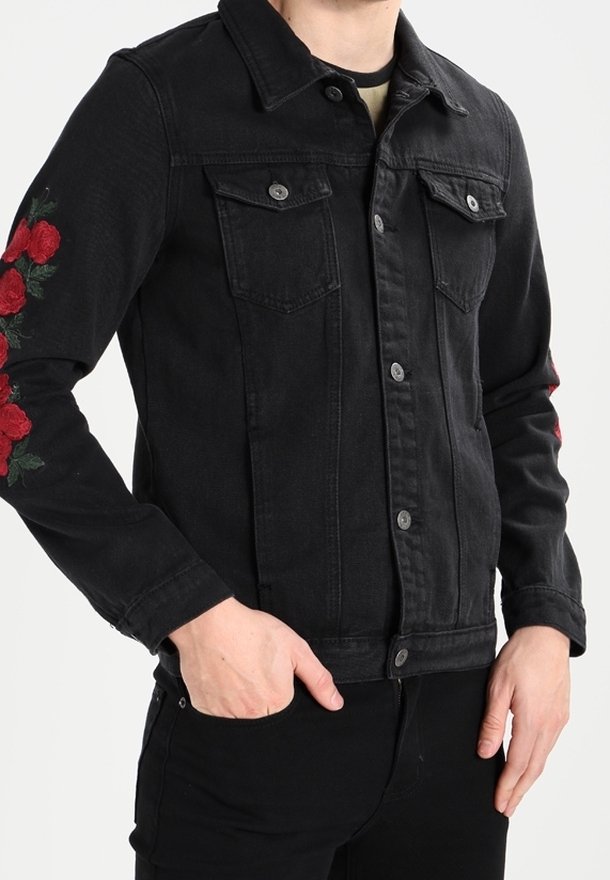 Liquor N Poker Veste en jean - black denim