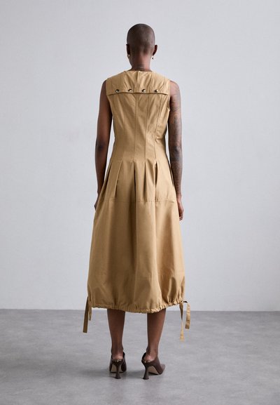 Proenza Schouler White Label MARLEY DRESS IN TECH  - Vapaa-ajan mekko - dark birch