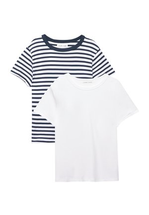 PULL&BEAR PACK OF 2 - T-shirt basique - blue