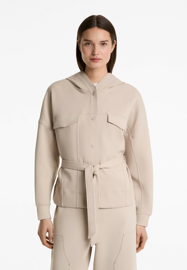 TIE-WAIST - Leichte Jacke - camel