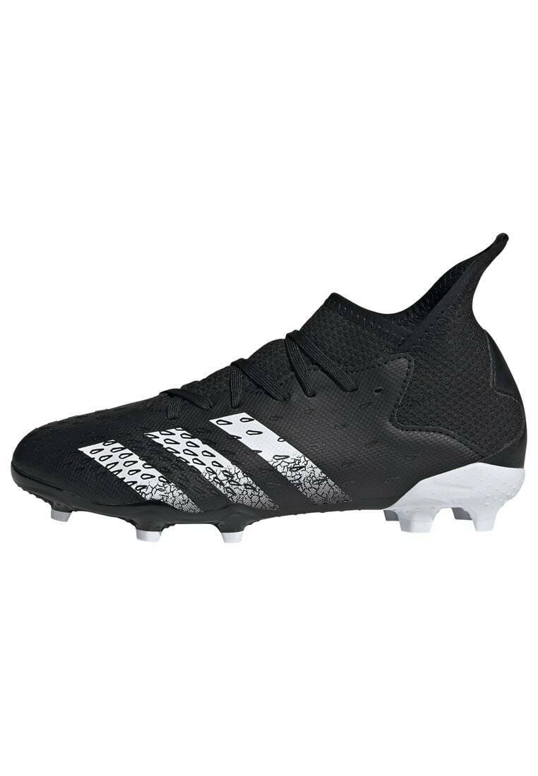 adidas Performance PREDATOR FREAK .3 FG - Botas de fútbol con tacos - core black/ftwr black/negro - Zalando.es