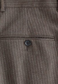Next STRIPE - REGULAR FIT - Chino - brown