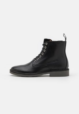 TALAN MID BOOTS MID CUT - Lace-up ankle boots - black