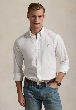 CUSTOM FIT SEERSUCKER SHIRT - Skjorte - white
