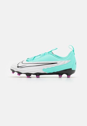JR PHANTOM GX ACADEMY FG/MG UNISEX - Botines de fútbol para terreno firme - hyper turquoise/black/fuchsia dream/white