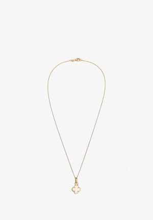 Elli LUCKY CLOVER ELEGANT - Halskæder - weiß