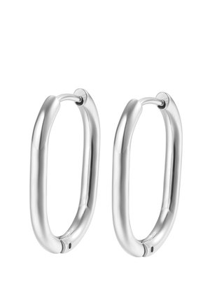 THIN OVAL - Boucles d'oreilles - silver-coloured
