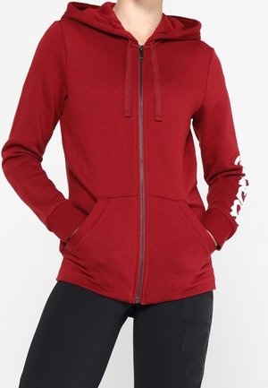 Zip-up sweatshirt - bordeaux
