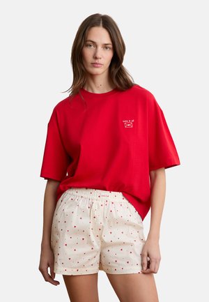 LETTERA - Maglia del pigiama - red