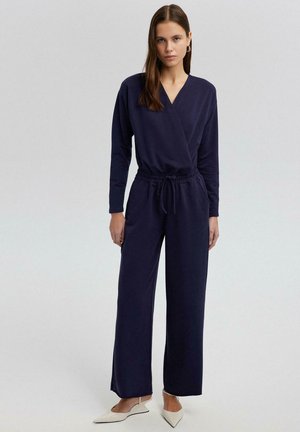 WITH ELASTIC WAISTBAND - Jumpsuit - navy blue