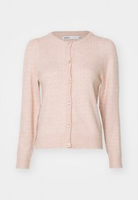 ONLKATIA PUFF CARDIGAN - Vesta na kopčanje - rose smoke melange