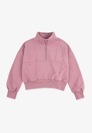 Abercrombie & Fitch ESSENTIAL ZIP - Sweatshirt - mesa rose