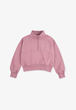 Abercrombie & Fitch ESSENTIAL ZIP - Camisola - mesa rose