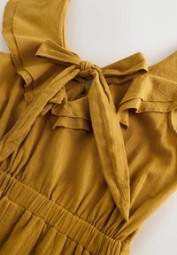 Next RUFFLED TIE BACK WIDE LEG BOHO   - Kombinezonas - ochre yellow