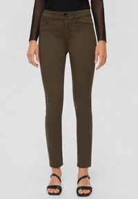 s.Oliver BLACK LABEL Jeans Slim Fit - olivgrün