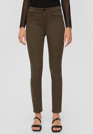 s.Oliver BLACK LABEL Slim fit jeans - olivgrün