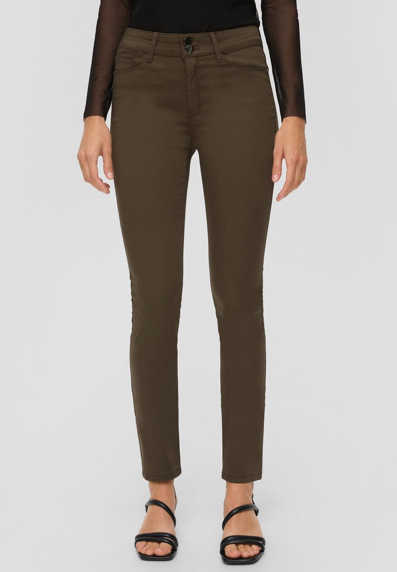 s.Oliver BLACK LABEL Jeans Slim Fit - olivgrün