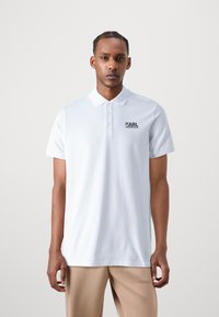 KARL LAGERFELD POLO - Polo marškinėliai - white