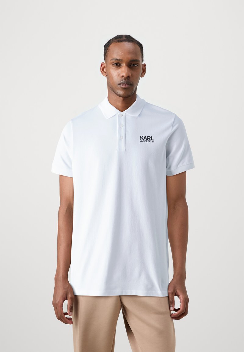 KARL LAGERFELD POLO - Polo marškinėliai - white