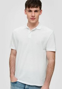 s.Oliver KURZARM BEQUEM KNOPFLEISTE 2ER PACK - Poloshirt - weiß
