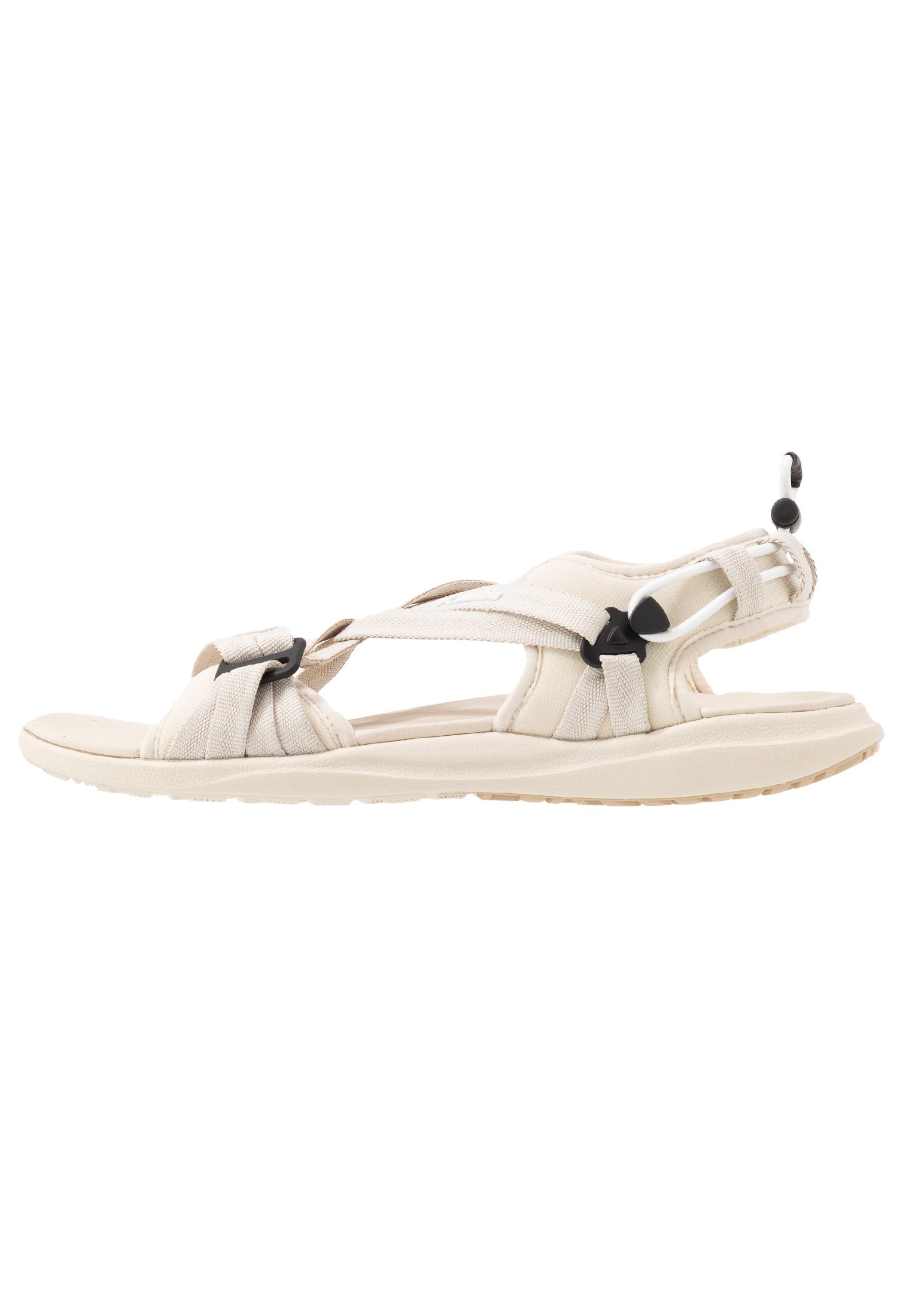 beige walking sandals