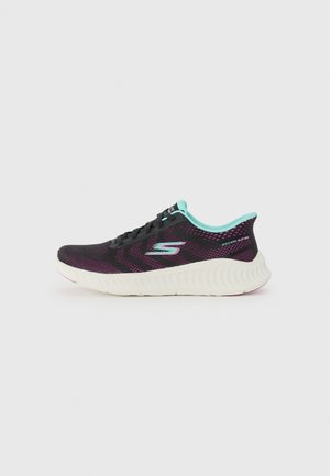 GO WALK NOW - Trainers - black/purple