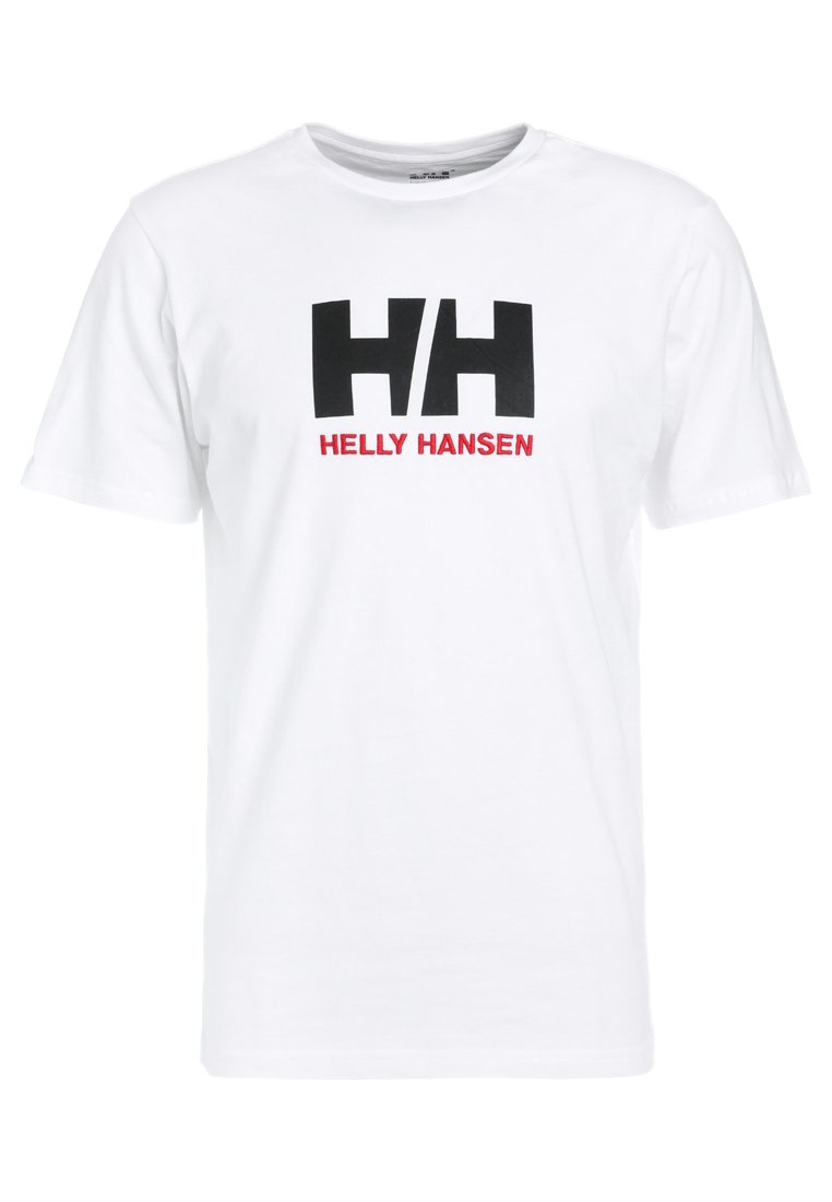 Helly Hansen HH LOGO - Marškinėliai su spaudiniu - white/balta 