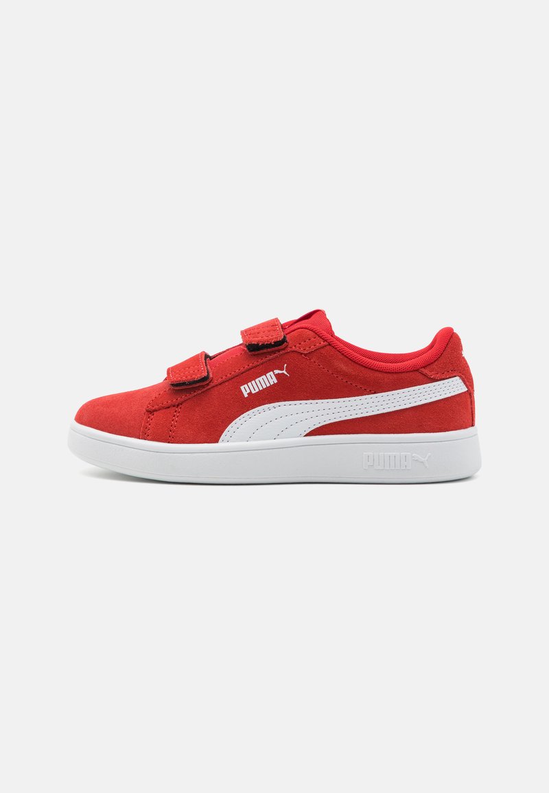 Puma SMASH - Baskets basses - for all time red/white