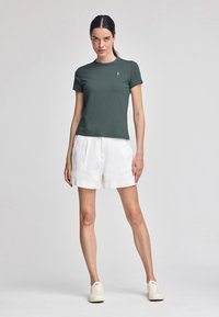 Polo Club SHORT SLEEVE REGULAR FIT RIGBY GO - T-shirts basic - stone gray