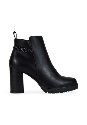 Botines de tacón - black