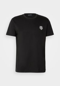 REGULAR FIT WITH LOGO  - T-shirts basic - black