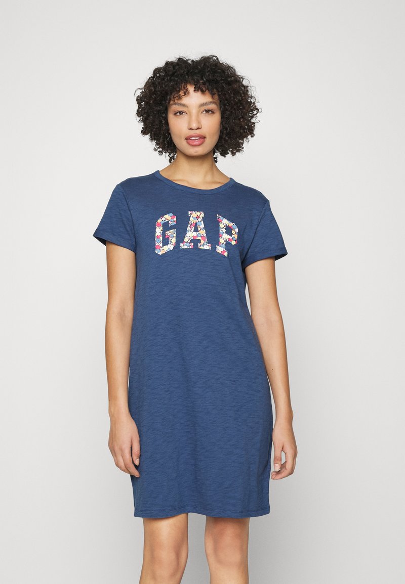 Gap Tall GAP LOGO DRESS Robe de jour blue shade/bleu ZALANDO.FR