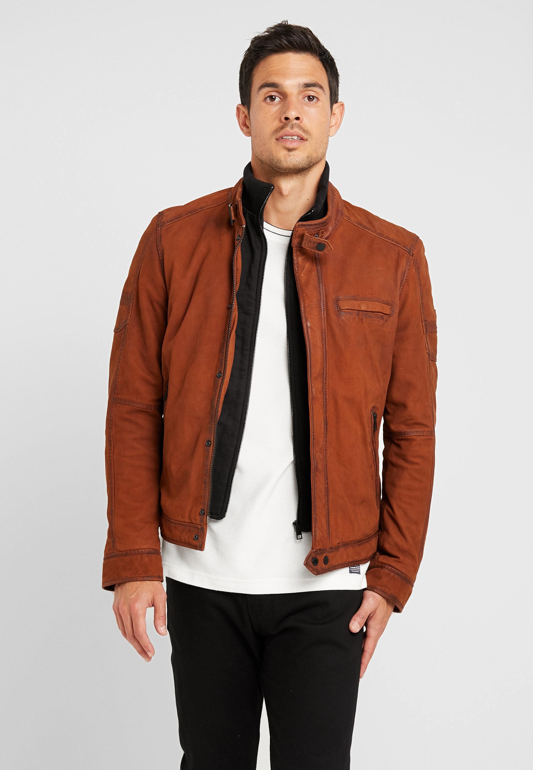 Oakwood JAYDEN Leren jas whiskyBruin Zalando.nl Oakwood BILLY Leren jas brown Zalando.nl
