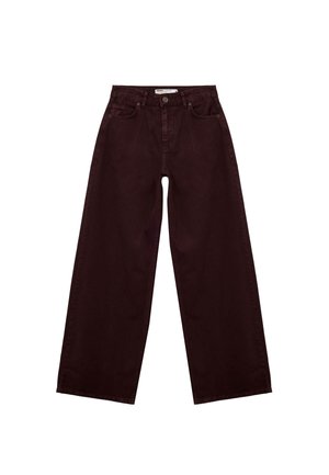 Relaxed fit jeans - bordeux