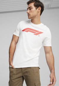 Puma LOGO - Trükipildiga T-särk - puma white