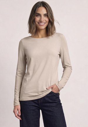 Street One, BASIC BOAT NECK SHIRT - T-shirt à manches longues - clay sand
