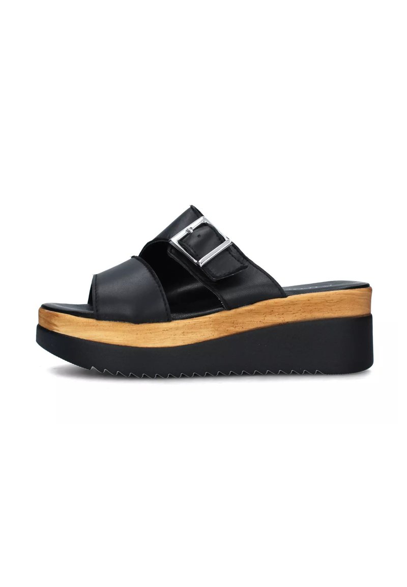Cinzia Soft Ciabattine con tacco - black